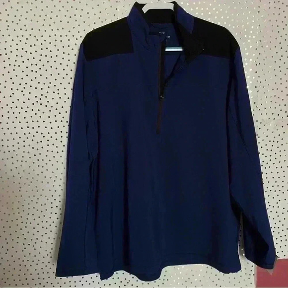 Vineyard Vines Navy Blue Quarter Zip - Picture 2 of 5
